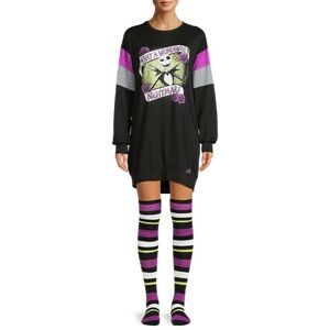 Disney The Nightmare Before Christmas Tunic Top With Socks